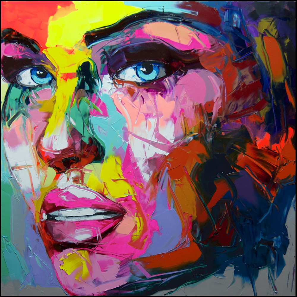 Francoise Nielly Portrait Palette Painting Expression Face182
